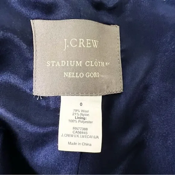 J. Crew Kelly Green Stadium Cloth Wool Coat - Picture 11 of 16